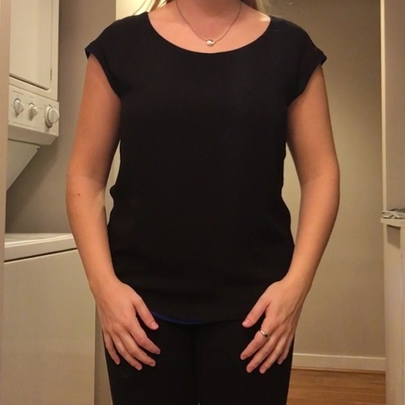 REVERSIBLE blue/black top size M - Picture 5 of 8